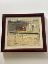 Painting Abstract Expressionism Modernism Anthony E Costa Vintage Listed India