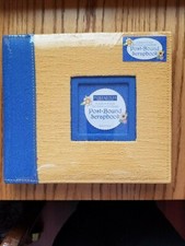 8x8 post-bound scrapbook Blue  Yellow