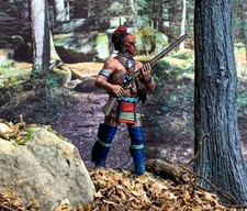 BRITAINS AMERICAN REVOLUTIONARY WAR 16104 WOODLAND INDIAN WALKING WITH CAUTION