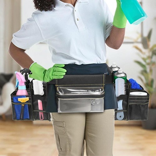 Tool Belt Adjustable Multiuse Waist Belt Tool Pouch Cleaning Supplies for Window - Picture 4 of 6