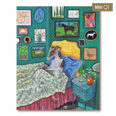 Victory Wooden Puzzles, LTD Please Don't Let The Dog In The Bed - Mini Quar