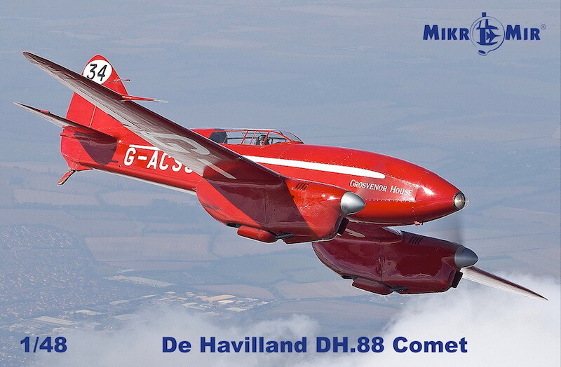 航空機・ヘリコプター Mikro Mir De Havilland DH.88 Comet 1/48 MikroMir Models 1/48 DE HAVILLAND DH-88 COMET Air Racer | eBay