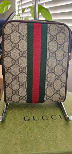 GUCCI Neo Vintage GG Supreme Mini Shoulder Bag w/ Receipt - Picture 4 of 9