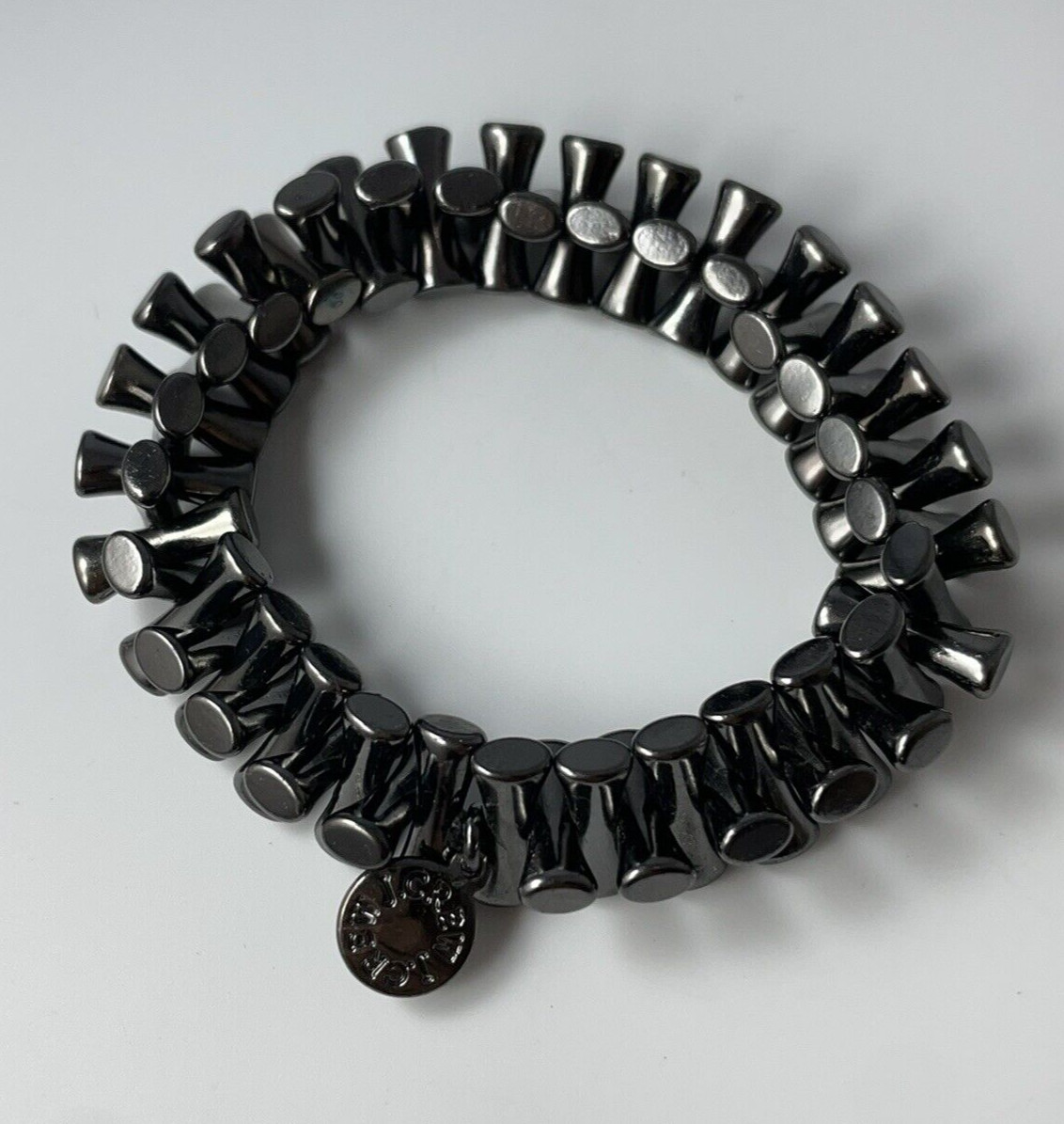 J. Crew Interlocking Link Hematite? Black Metatll… - image 1