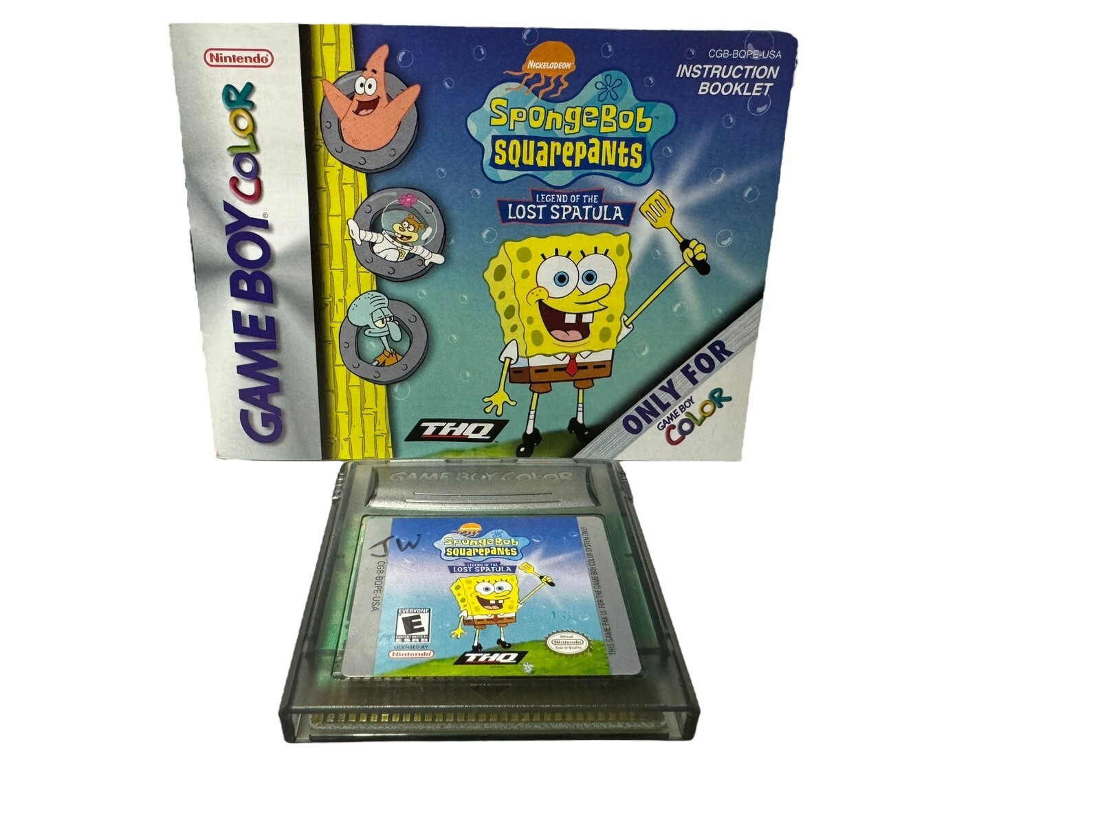 SpongeBob SquarePants: Legend of the Lost Spatula Nintendo Game Boy Color Manual 785138320694 | eBay