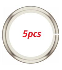 5 FIVE 5mm OD 3.6mm ID 14k Solid White Gold 22ga gauge Round OPEN Jump Ring US