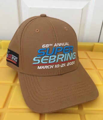 2020 68th Annual Super Sebring 12 Hours IMSA & WEC Baseball Hat POSTPONED RACE