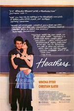 Heathers (1989) Movie Poster, Original, SS, Unused, NM, Folded