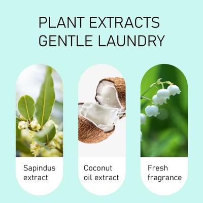 30 Laundry Detergent Sheets Travel Wash Paper Convenient Active Material BBT