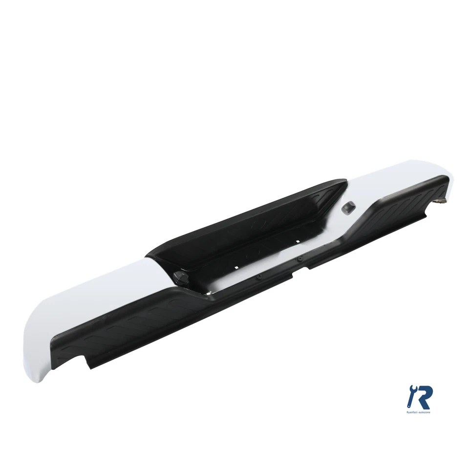 Conjunto completo de parachoques trasero cromado sin sensores para Nissan Frontier 2005-2021 Foto 3 de 4