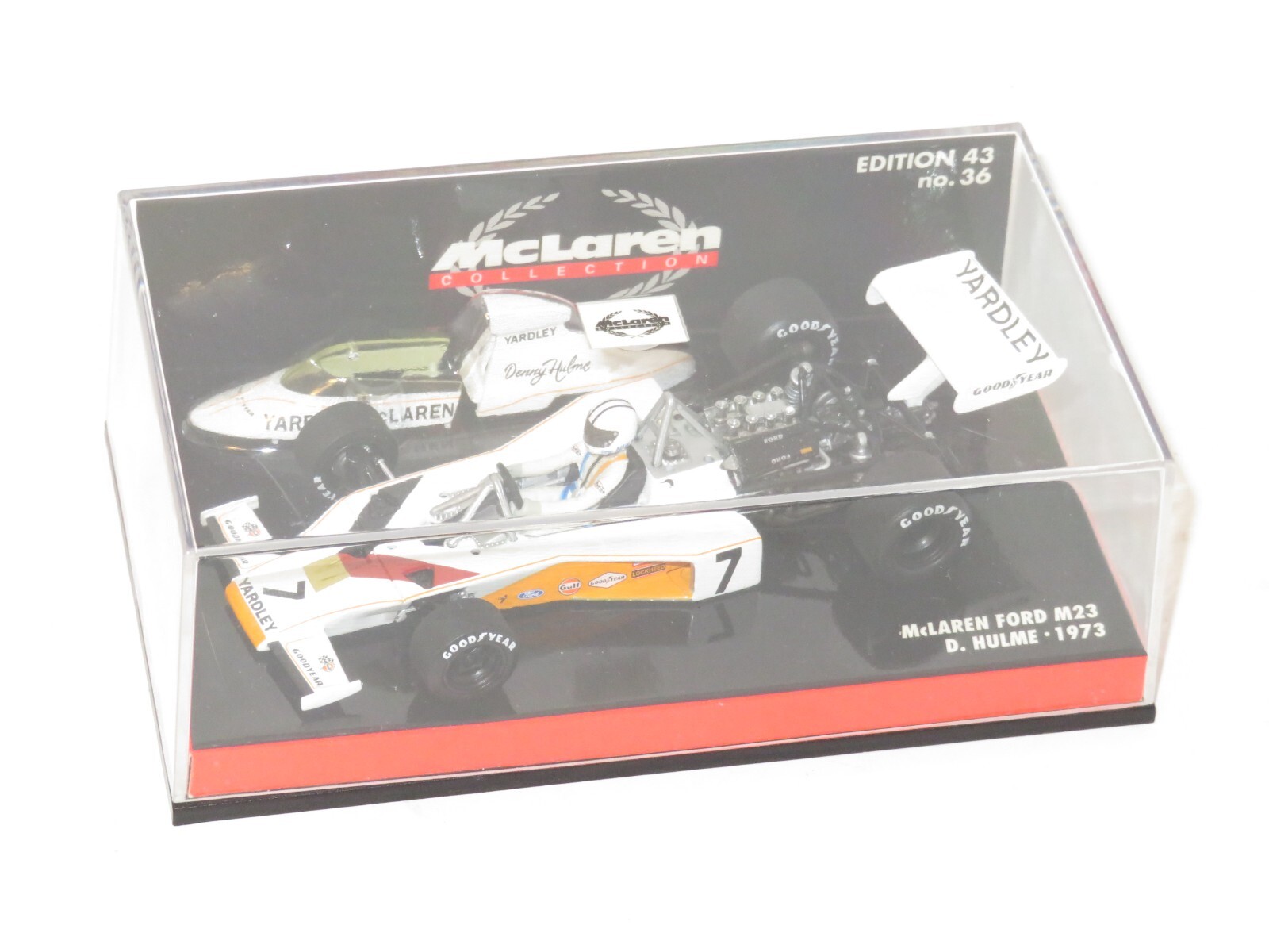 1/43 Yardley McLaren Ford M23  - 1973 Season - #7 D.Hulme