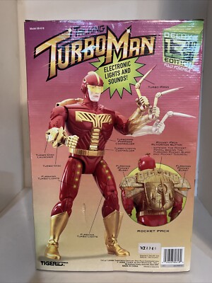 1996 Tiger Electronics TURBOMAN Schwarzenegger Jingle All Way New