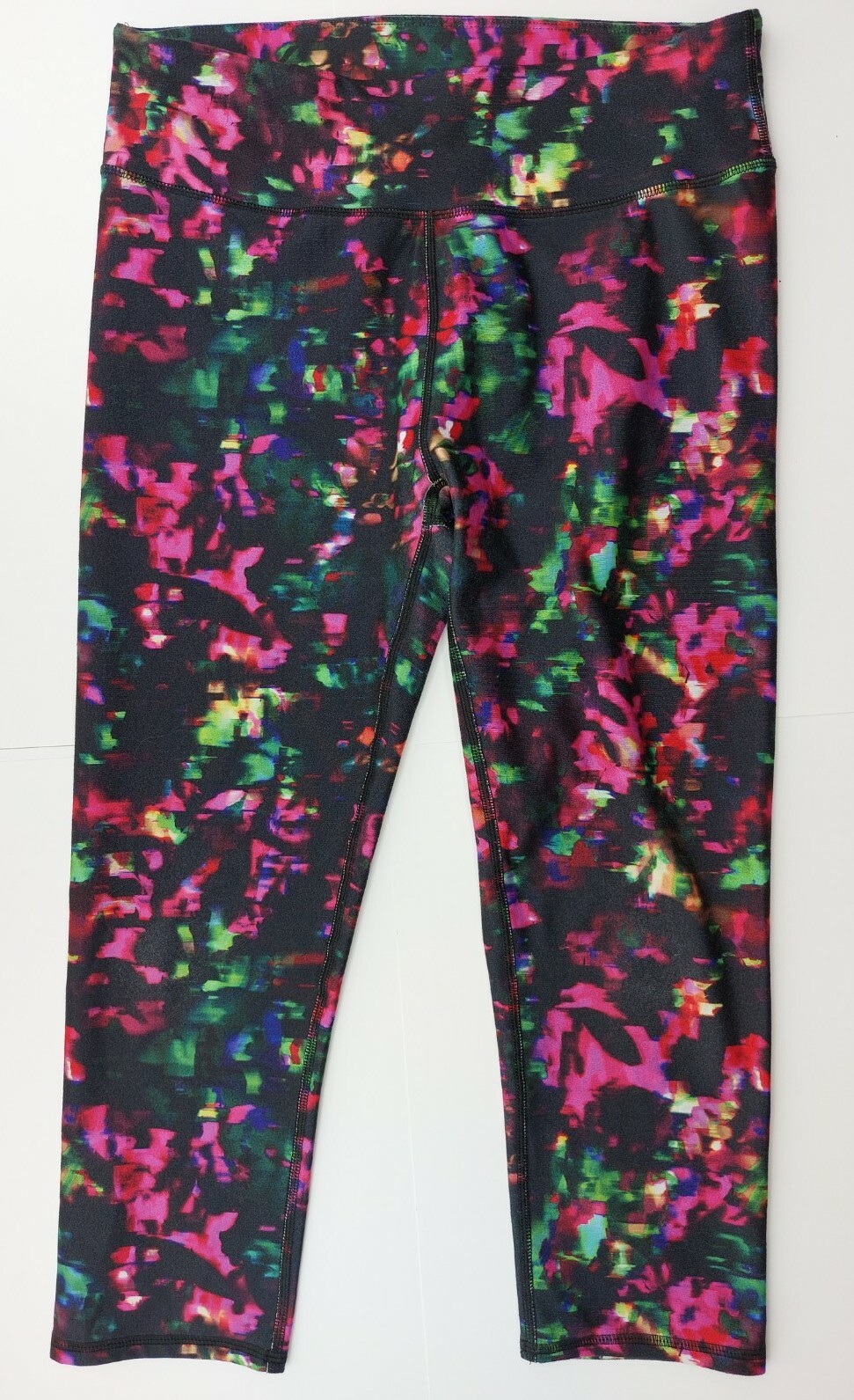 Leggings Fabletics Pantalones de Yoga Para Mujer Mediano Capri Elastizados Gimnasio Negro Rosa Verde-image