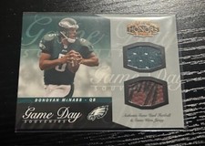 2003 Playoff Honors Donovan Mcnabb #GDS2 Game Used Jersey Football /150 Eagles