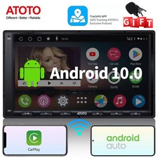 ATOTO A6 7" Doule DIN Car GPS AI Radio Wireless CarPlay Android Auto,2xBluetooth
