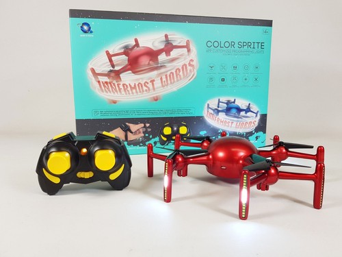 Micro RC Drone LED Messaggio Principianti 2.4G Telecomando 360 Flip Stunt REGALO UK - Foto 5 di 24