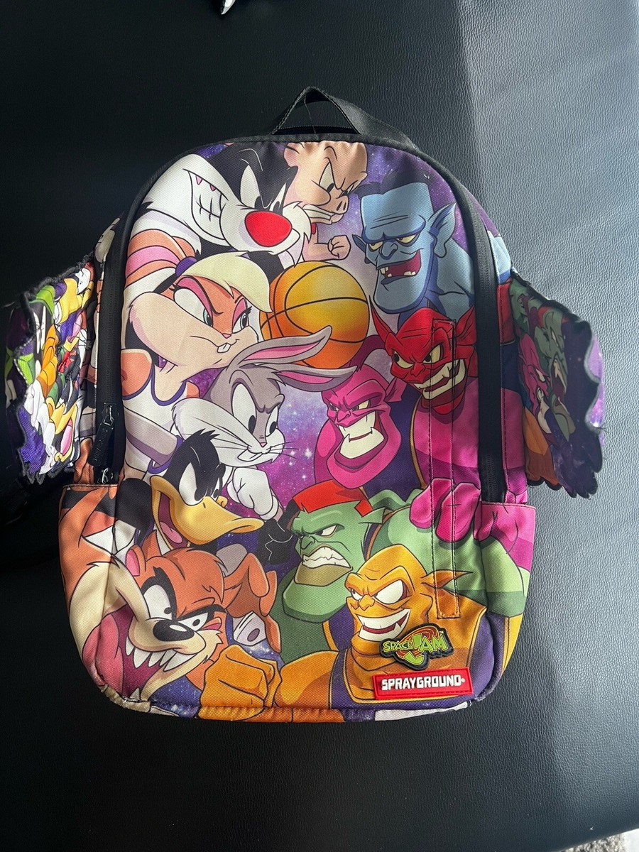 Sprayground Space Jam Wings Good vs. Evil Backpack RARE OG Sprayground Space Jam Wings Good vs. Evil Backpack RARE OG