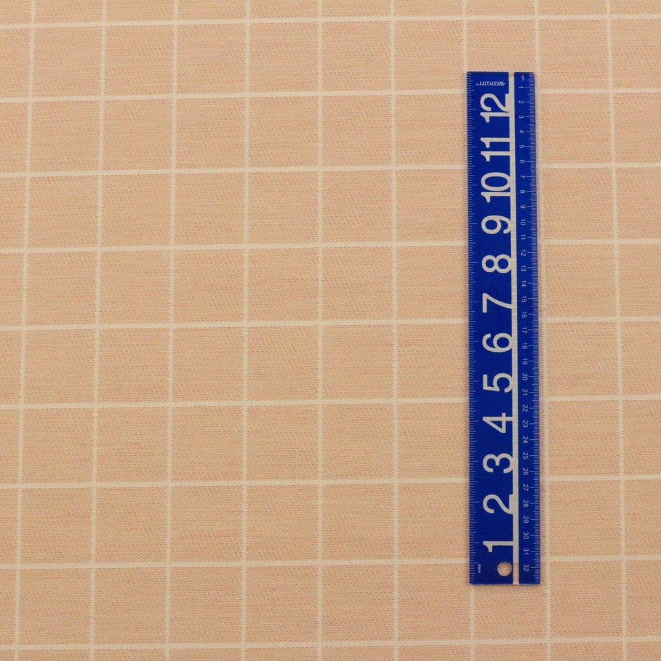 BALLARD DESIGNS WINDOWPANE PETAL PINK SUNBRELLA OUTDOOR INDOOR FABRIC