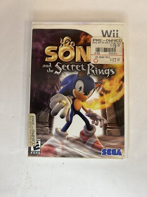 Sonic and the Secret Rings (Nintendo Wii, 2007) Complete w/ Manual CIB  10086650037| - Main Image
