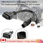 Connecteur adaptateur diagnostic OBD2 3 broches 4 broches 2 en 1 pour moto Yamaha D1