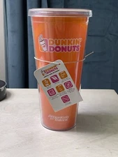 DUNKIN DONUTS America's Got Talent Official Judge's Mug 22oz Acrylic Tumbler NEW