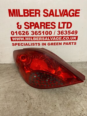PEUGEOT 207 2007 3DR 5DR H/B PASSENGER SIDE REAR LIGHT COMPLETE WITH B/HOLDER