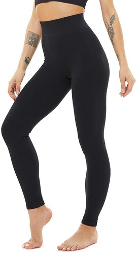 Winter Warm Fleece Lined Leggings Women 