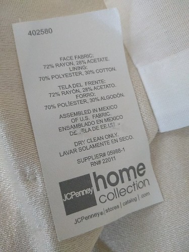 JCP HOME CURTAINS PINCH PLEATED 2 DRAPES 24" WIDE 82”LONG IVORY - Picture 5 of 12