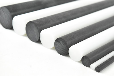 BuyPlastic Black Delrin Acetal Copolymer Rod 3/8'' Diameter x 4 ft Nominal Length