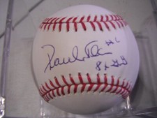 Paul Blair Autograph ML Selig Baseball Orioles Certed by Autographs Unlimited