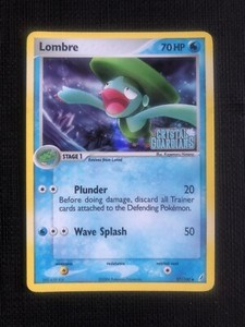Pokémon TCG Lombre EX Crystal Guardians 37/100 Reverse Holo Uncommon NM