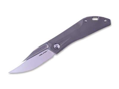 Real Steel Ventus Titanium Grey Taschenmesser Slipjoint N690 Folder   01RE312