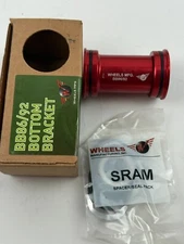 Wheels Manufacturing PressFit BB86/92 Bottom Bracket Red