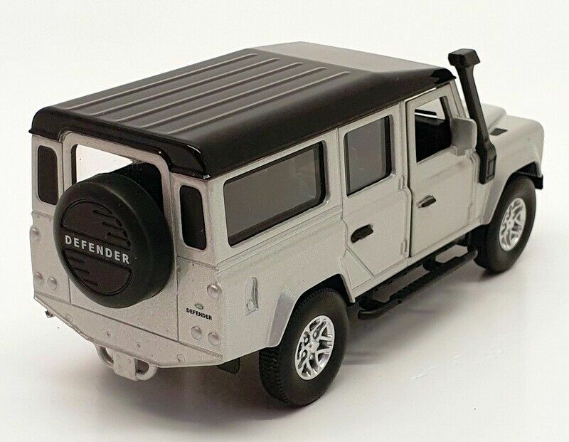 1/36 Land Rover Defender 110 Station Wagon 1995 Silver Model by