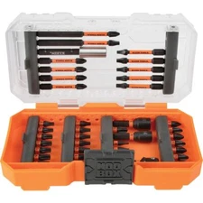 Klein Tools 40 Piece Impact Driver Bit Set with Magnetic Nut Drivers and Case