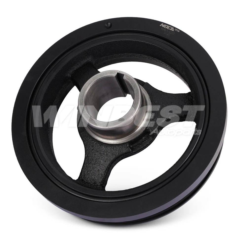 Kit de componentes de correa serpentina equilibrador armónico para Buick Chevrolet Pontiac GMC Foto 2 de 4