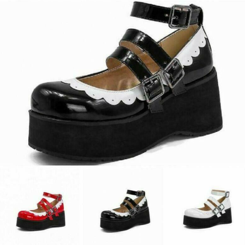 Mary Janes Platform Shoes Gothic Lolita 