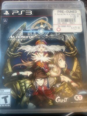 Ar Nosurge: Ode to an Unborn Star (Sony PS3) CIB