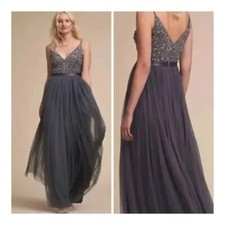 BHLDN Avery Beaded Sequin Tulle Bridesmaid Special Occasion Dress NWOT- Size 20