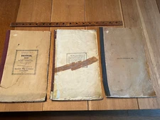 3 Large Antique Sanborn Books of Maps Brewer, Maine, Circa 1920, South Brewer