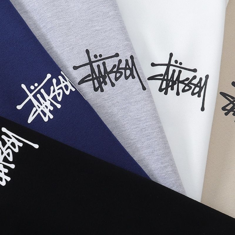 check description size M-XXL STUSSY Long Sleeve Sweat Zip Hoodie