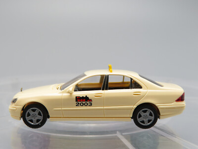 313HO /94 - Wiking HO 14914 - MB S Klasse Taxi 21. Int. Modellbahnausst. - top