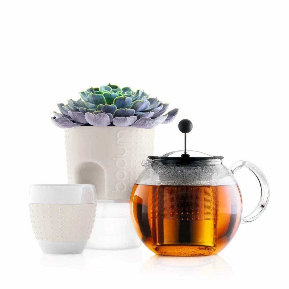 Bodum Assam Glass Tea Press with Stainless Steel Filter 17-Ounce 1807-16 - Image 2 of 4