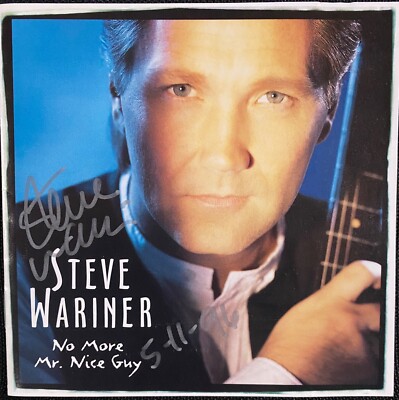 STEVE WARNER AUTOGRAPHED VINTAGE HAND- SIGNED CD BOOKLET - THE BEST ON EBAY! 