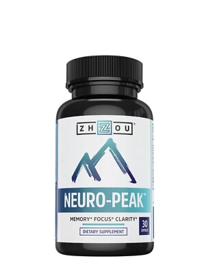 Zhou Neuro Peak For Clarity, Memory, And Focus. Expiration Is Late 2024.