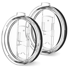 Arctic - 2 Pack Universal 30 Oz Tumbler Lids with Sliding Closure Spill Proof & 