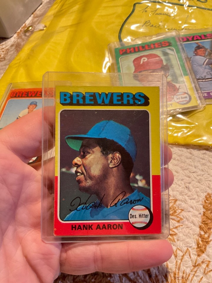 1975 TOPPS BASEBALL COMPLETE SET 5 CARDS BRETT RYAN PLUS MORE NICE