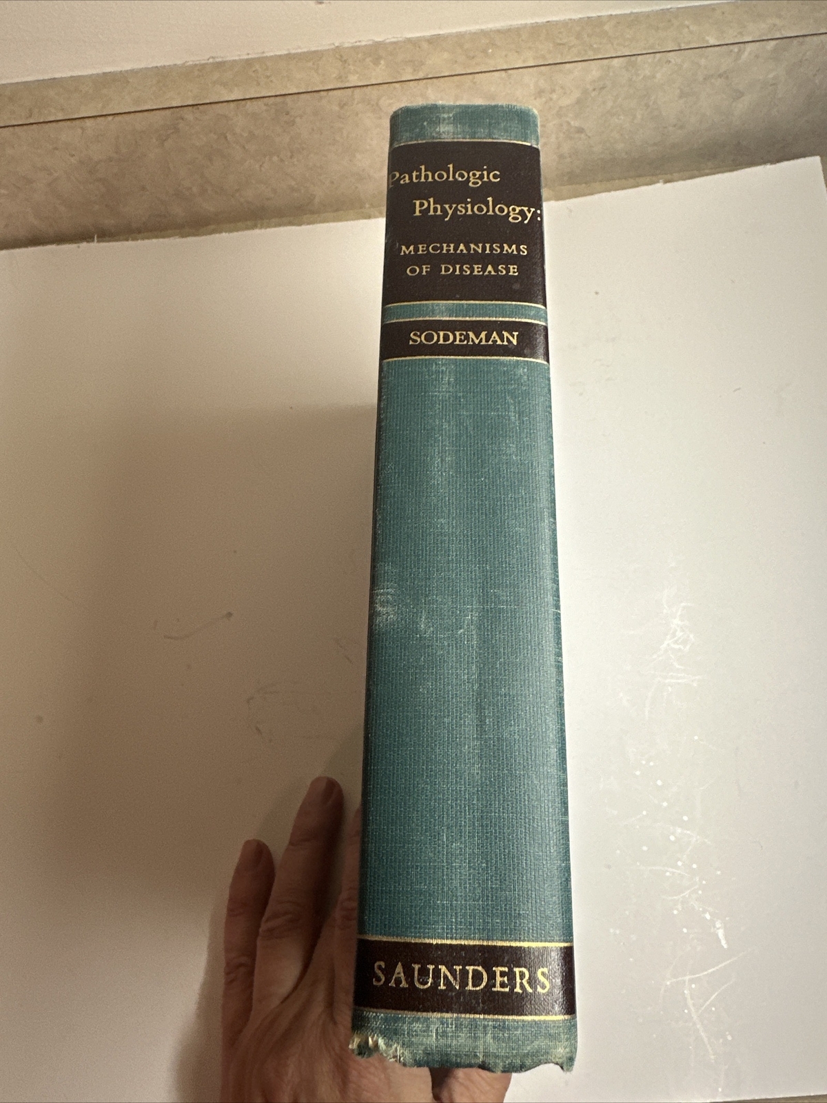 1950 Pathologic Physiology by William Sodeman 1st Edition Illustrated 808 Pages Medical Textbook