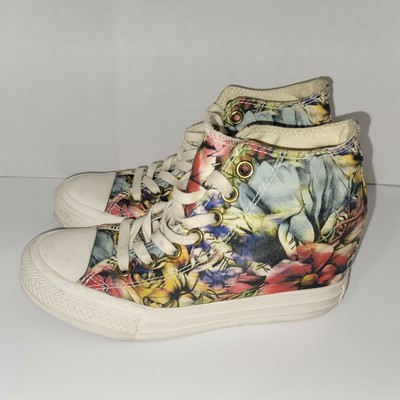 converse platform wedge sneakers