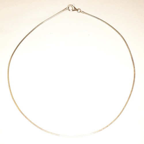Sterling Silver Snake Chain Necklace 17 